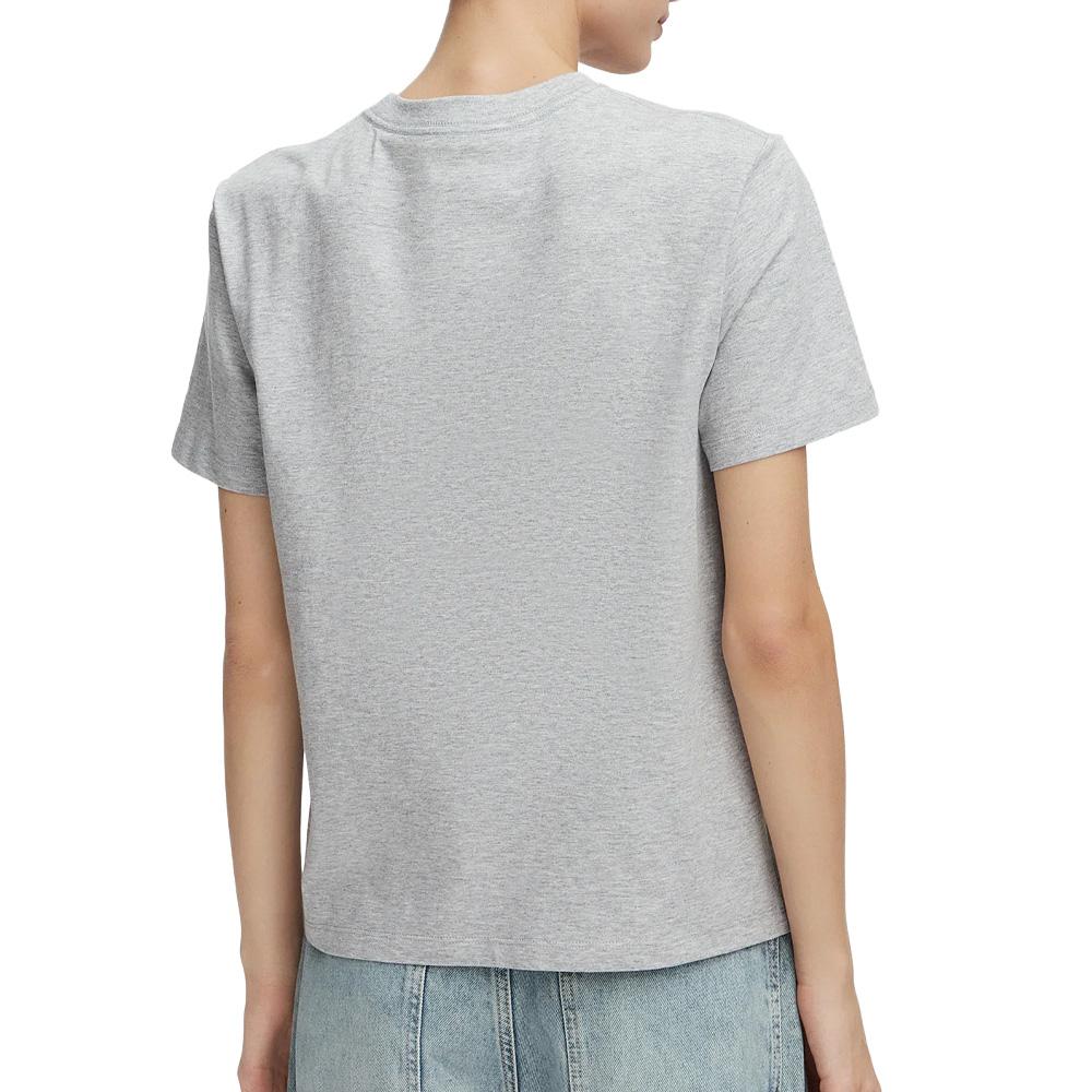 Camiseta gris de mujer Calvin Klein Classic Seasonal ver 2