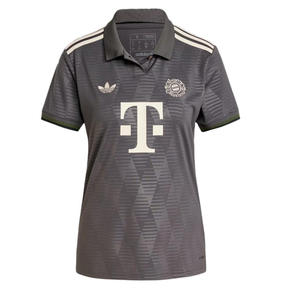 FC Bayern Women's Football Jersey Grey Adidas 24/25 affordable