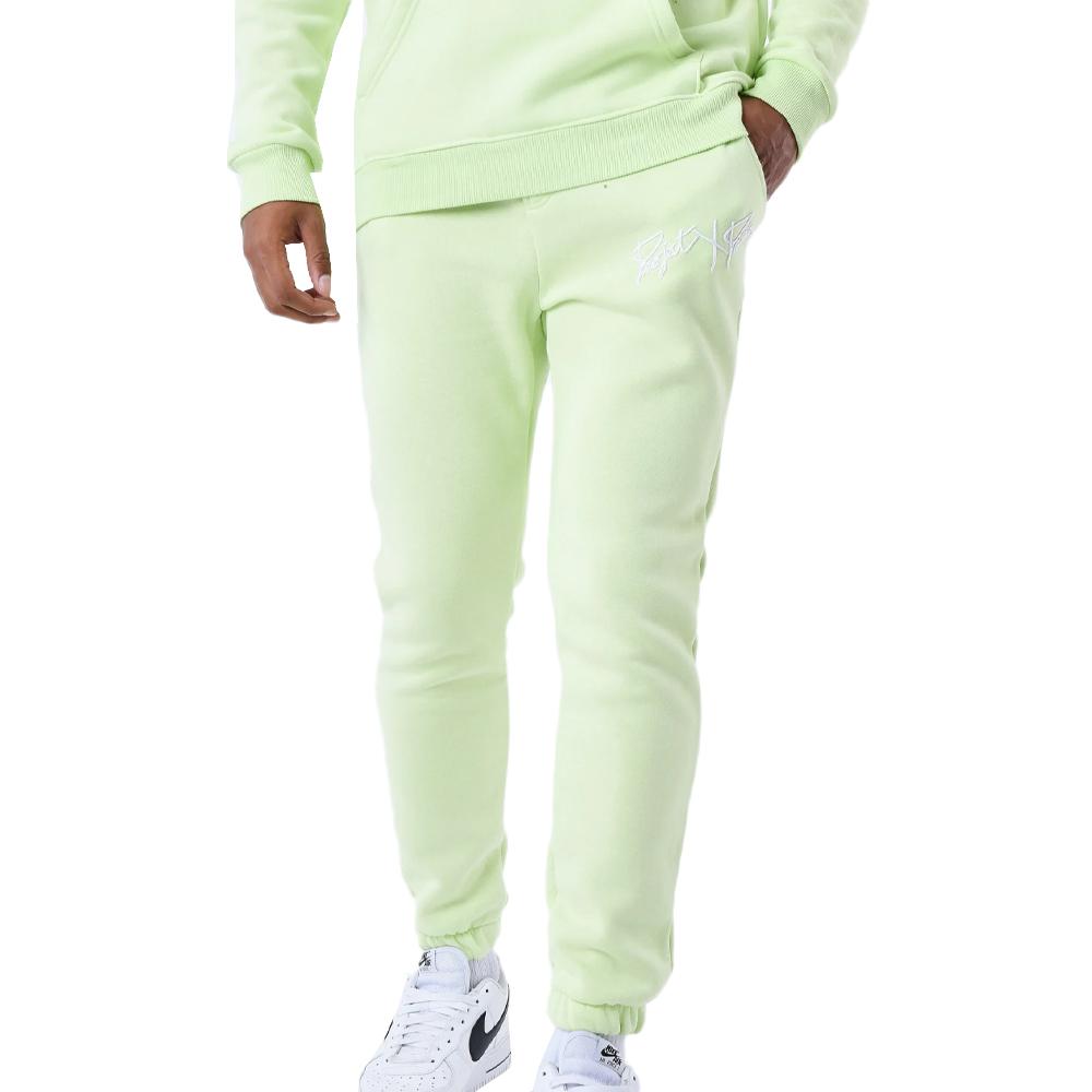 Jogging Vert Fluo Homme Project X Paris Basic pas cher