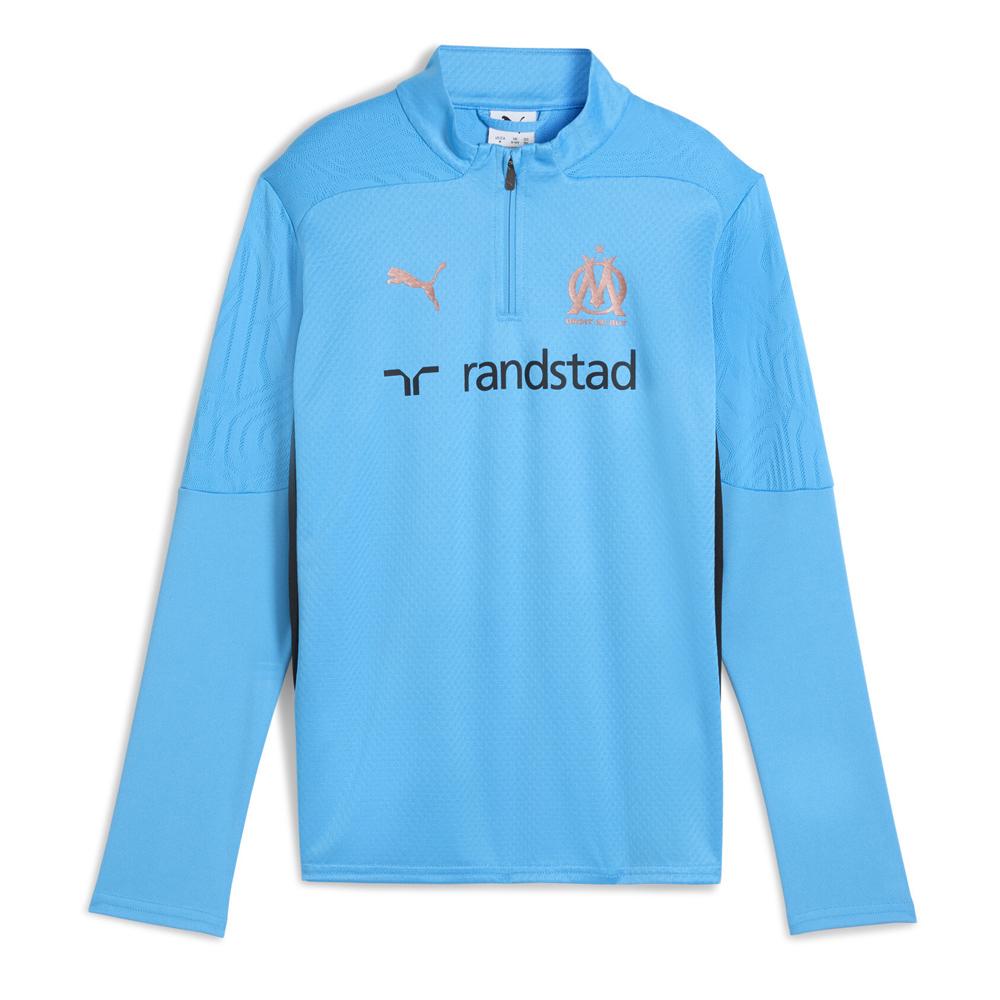 OM Sweat 1/4 Zip Training Blue Junior Puma 2024/2025 affordable