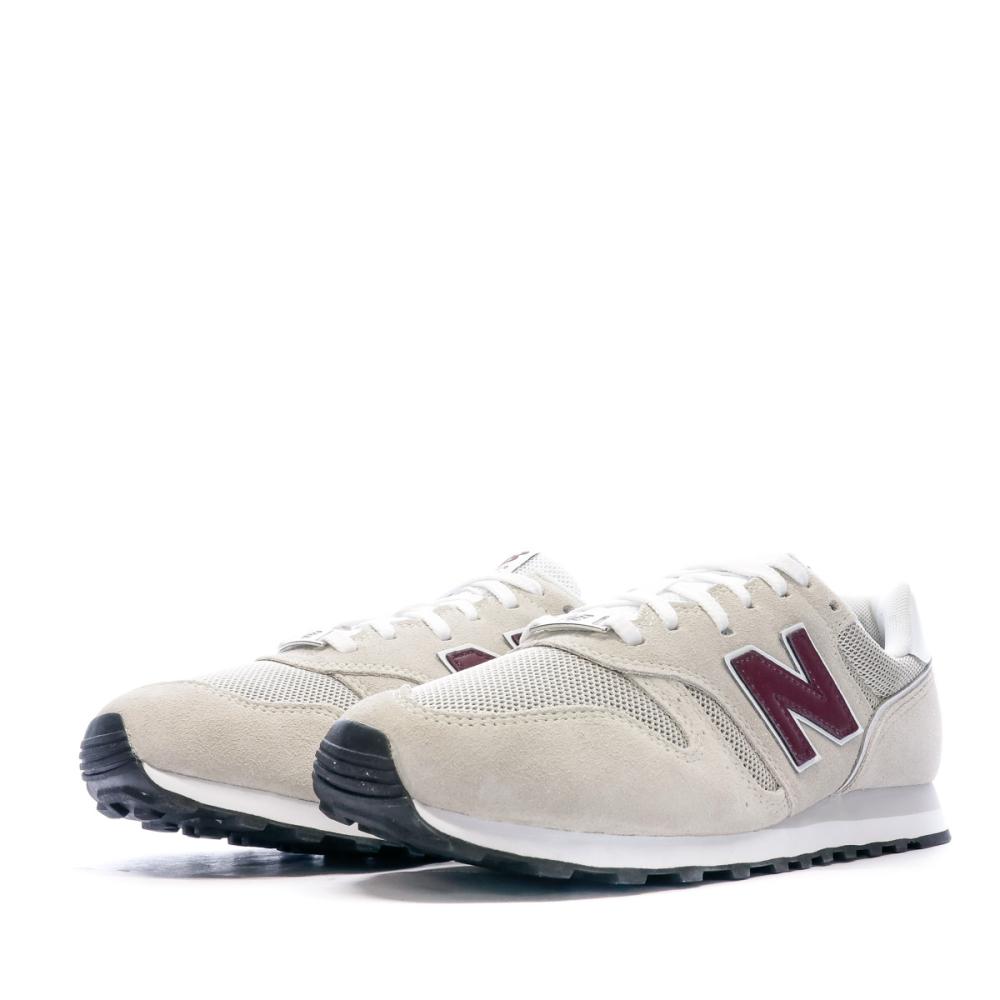 Baskets Beige Mixte New Balance ML373 vue 6