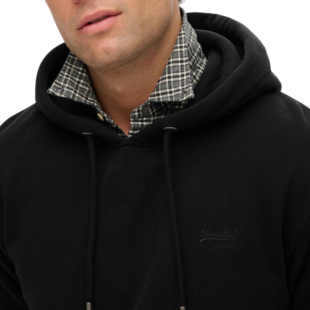 Men's Black Superdry Essential Logo Sweat Top Photo of the Espace des Marques %store% store - view of %key%