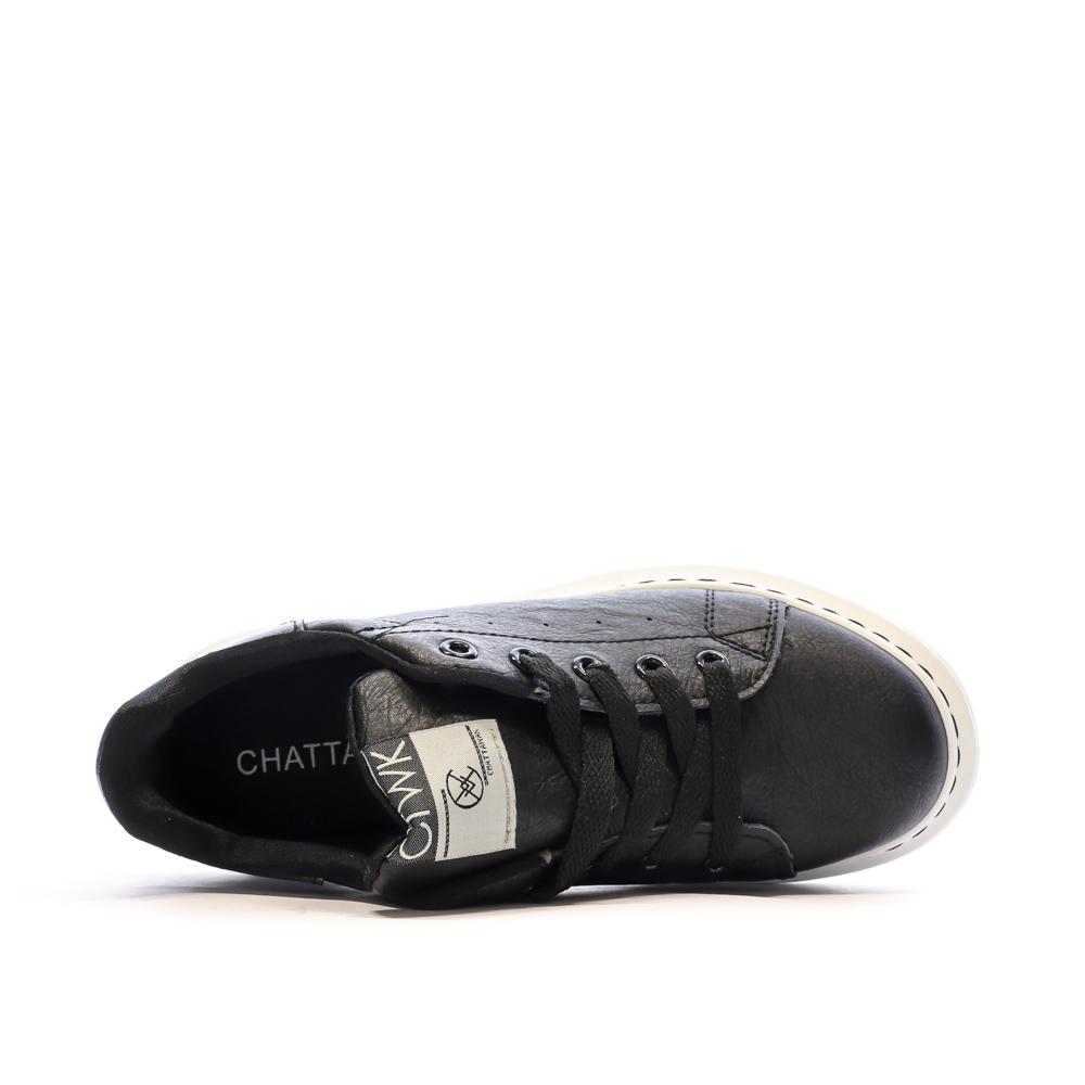 Schwarze Sneakers Frau Chattawak HAWAI Ansicht 4