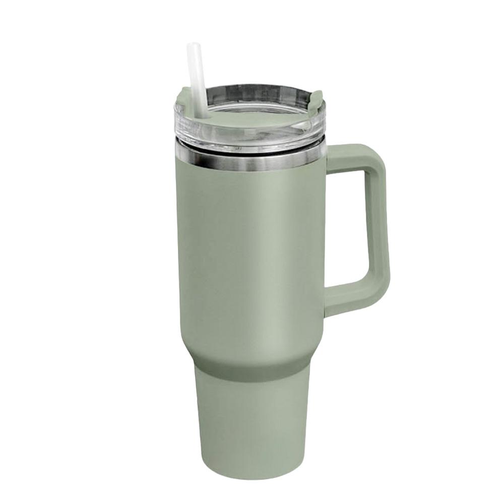 Taza de viaje isotérmica verde de 1 litro barato