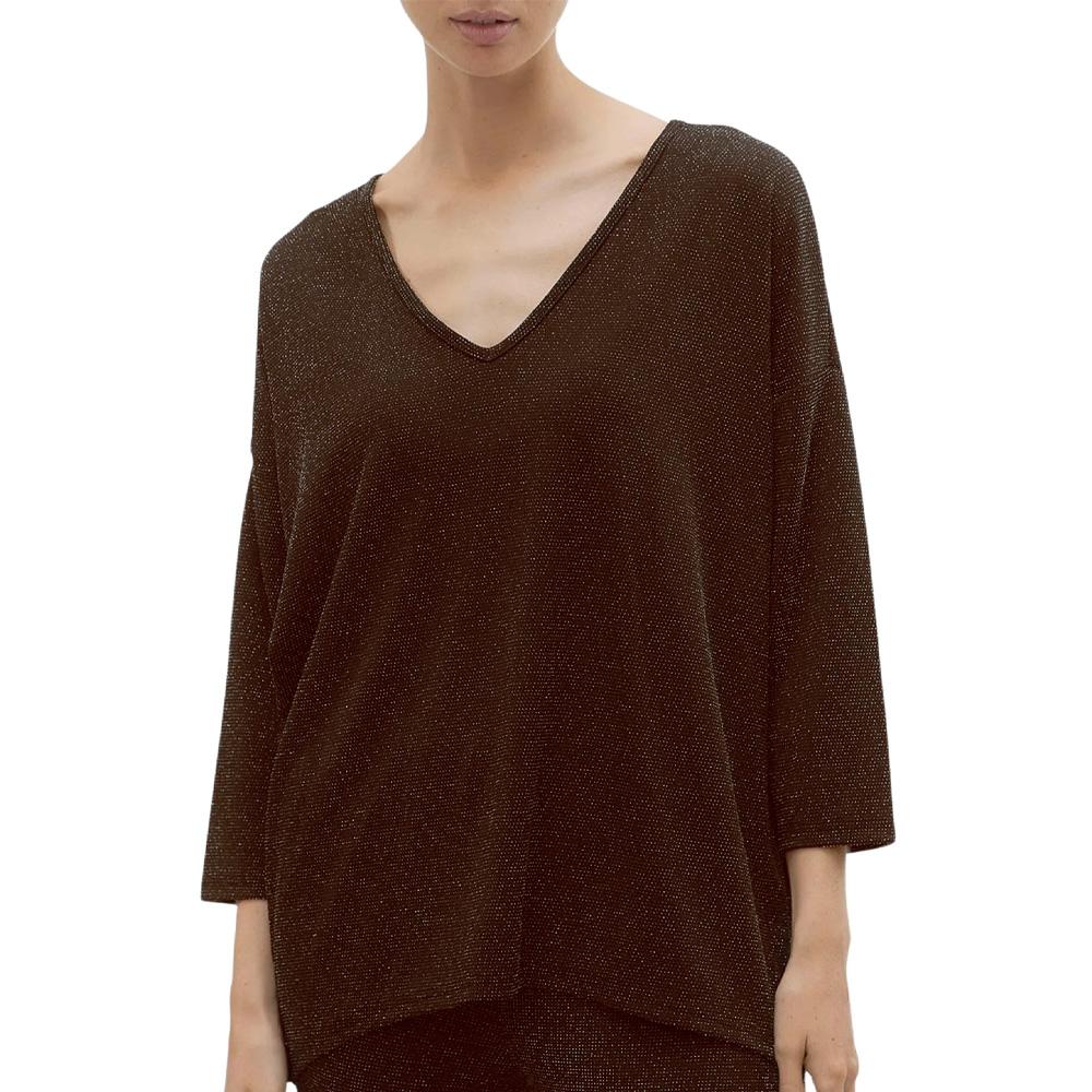 T-Shirt Marron Femme Vero Moda Kanva pas cher