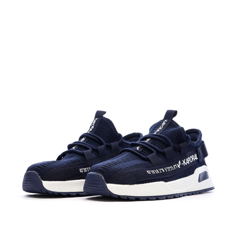 Zapatillas deportivas azul marino para niño Kaporal Dofini ver 6