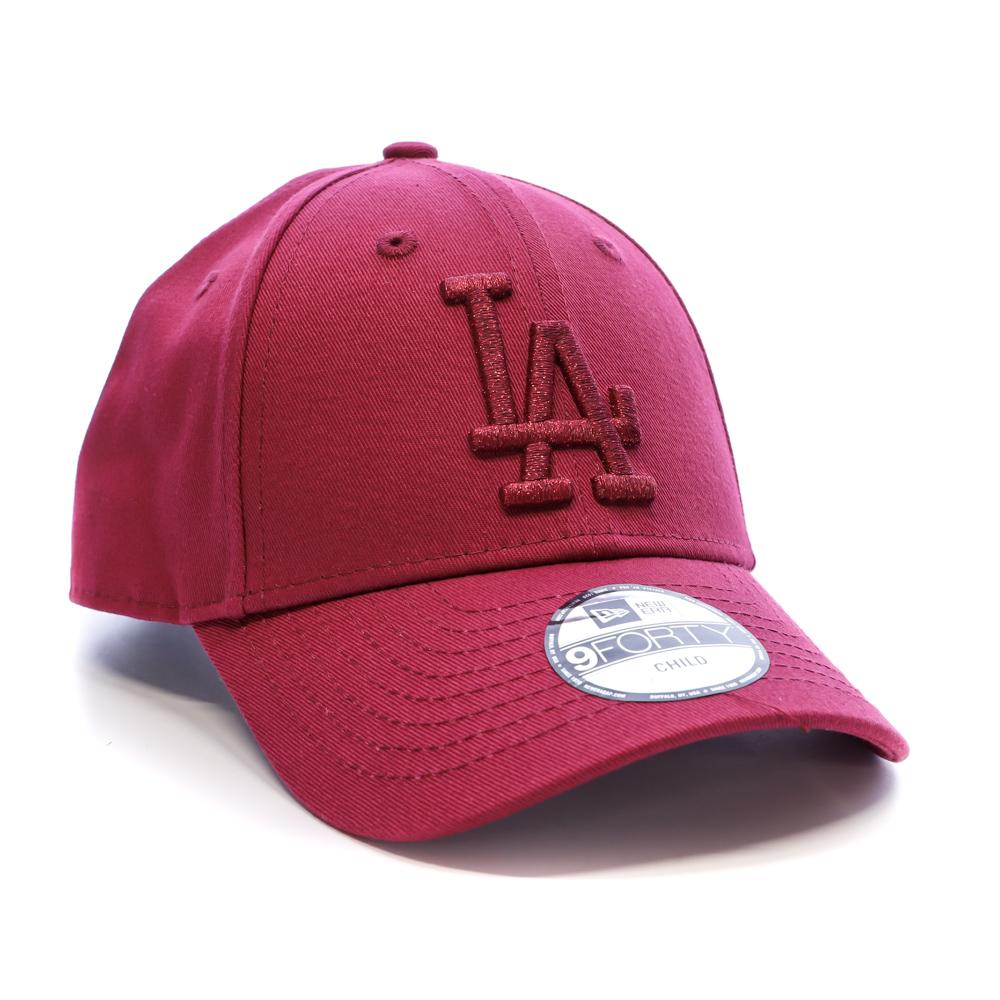 Casquette Bordeaux Enfant New Era Los Angeles Dodgers vue 2