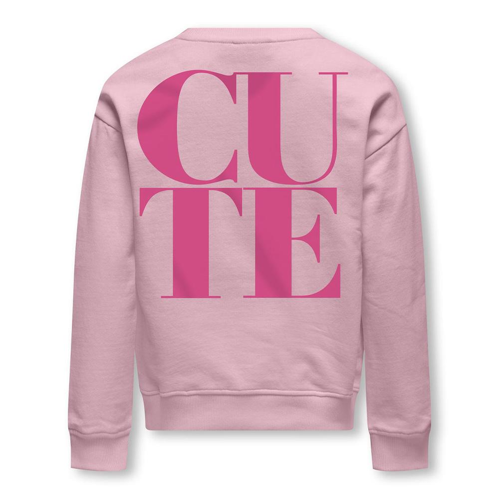 Sweat Rose Fille Kids Only Ditte vue 2