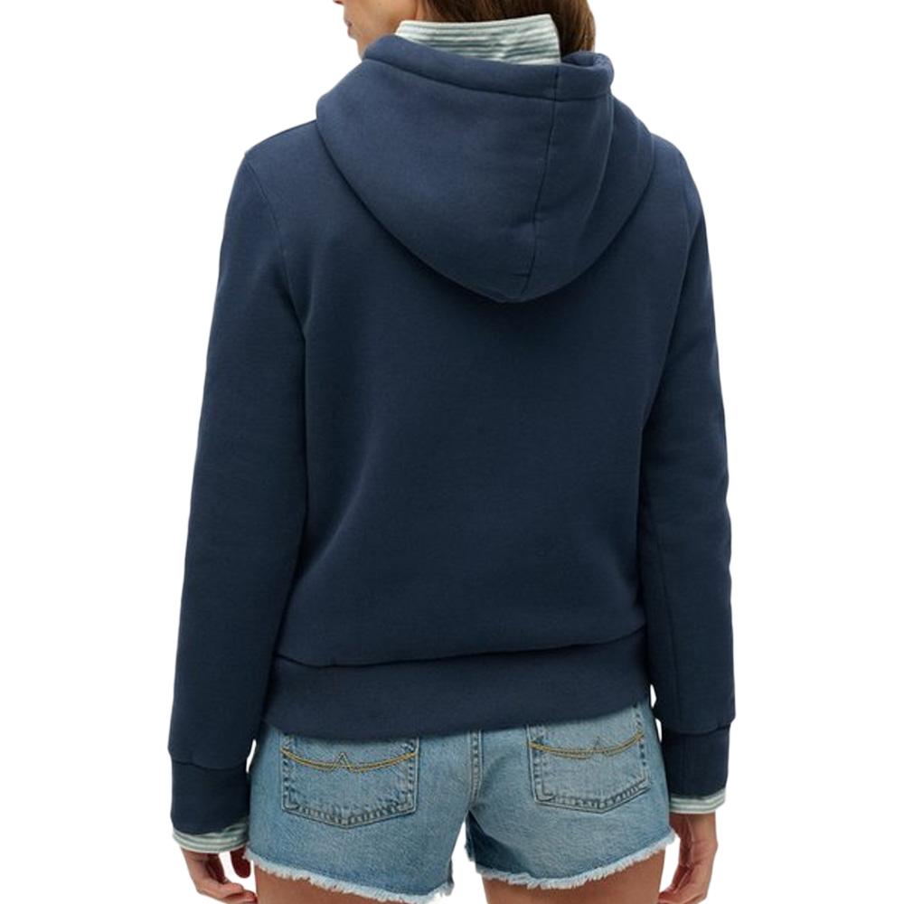 Sweat Marine Femme Superdry Lot 54 Hood vue 2