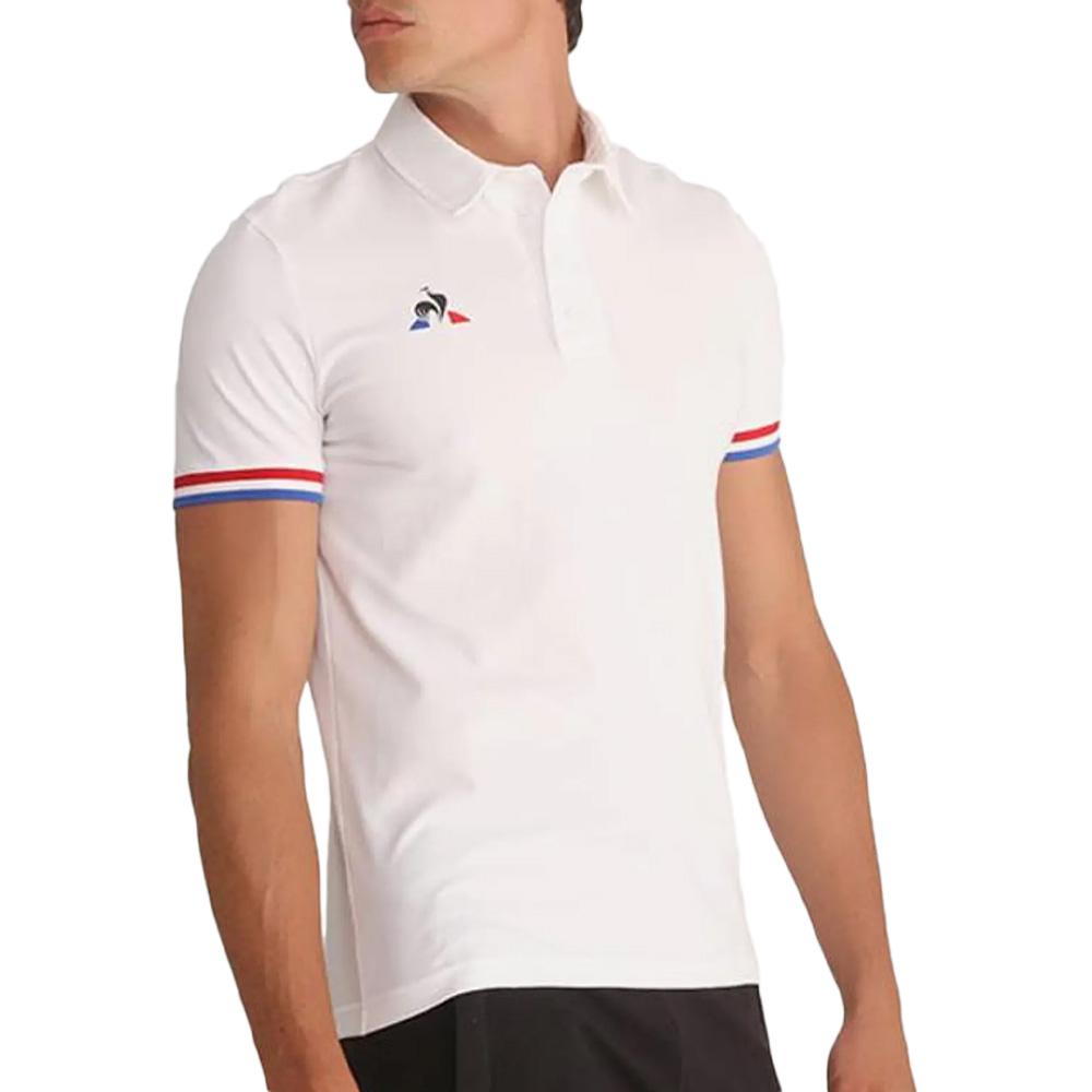 Polo Weiß Herren Le Coq Sportif Ss Presentation günstig