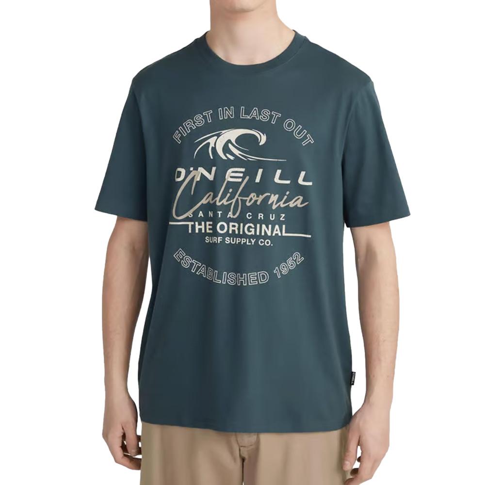 T-Shirt Vert Homme O'Neill Cali Wave pas cher