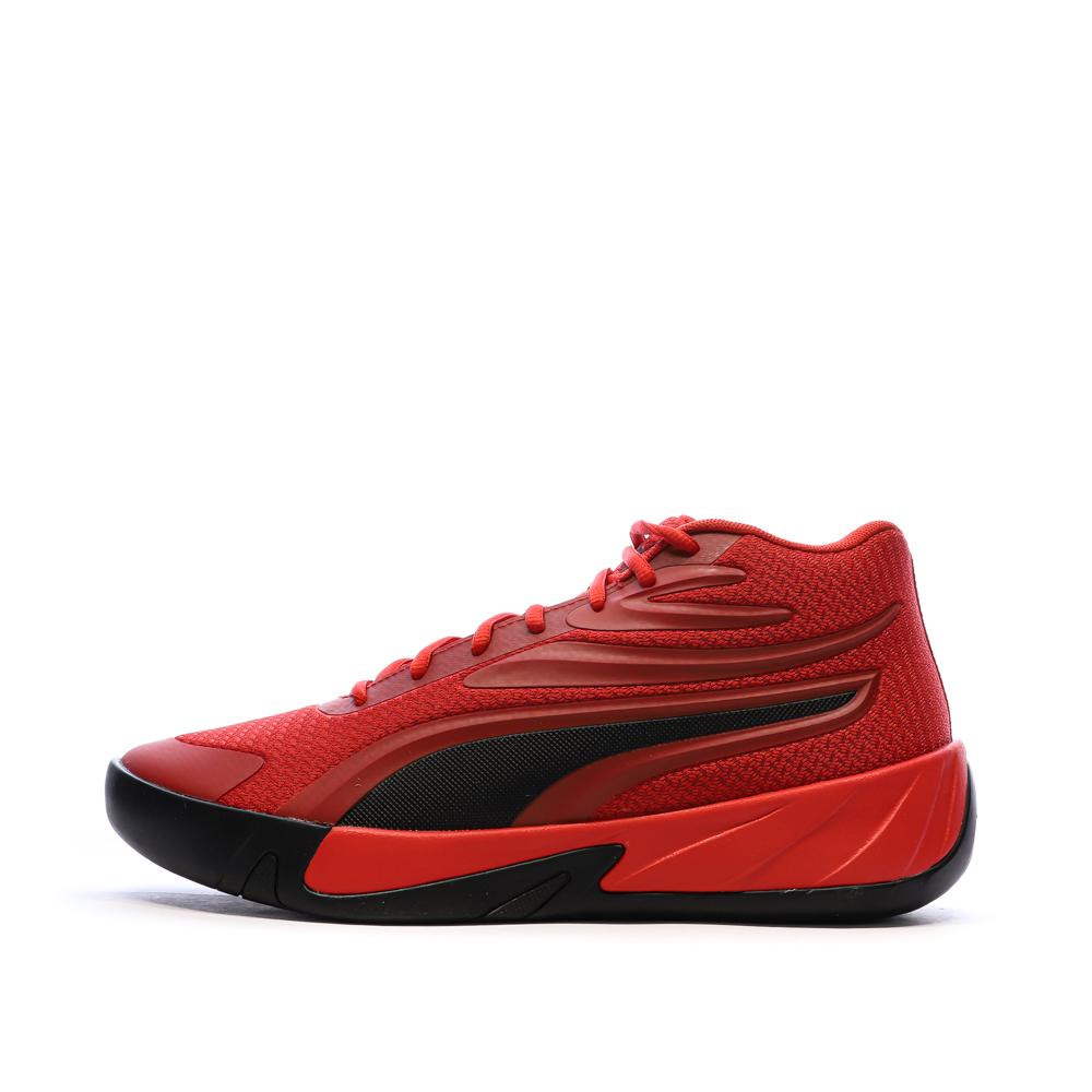 Sneaker-Schuhe Rot/Schwarz Herren Puma Court Pro günstig