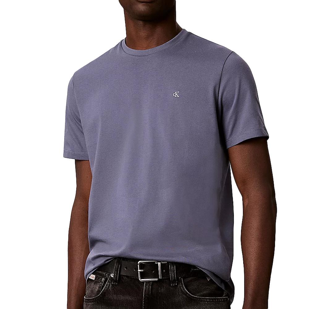 Calvin Klein Jeans Classic Monogram Men’s Blue-Grey T-Shirt affordable