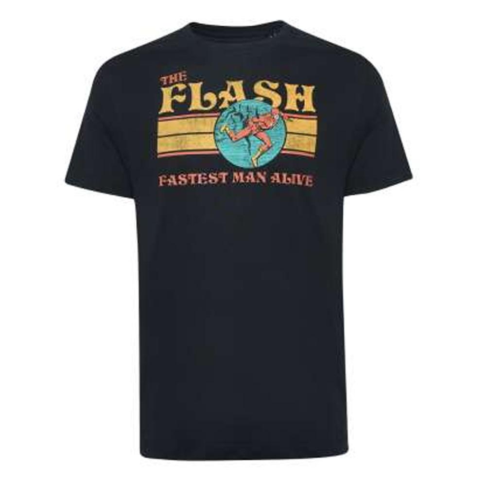 Men’s Black DC Comics 70s Flash T-shirt affordable