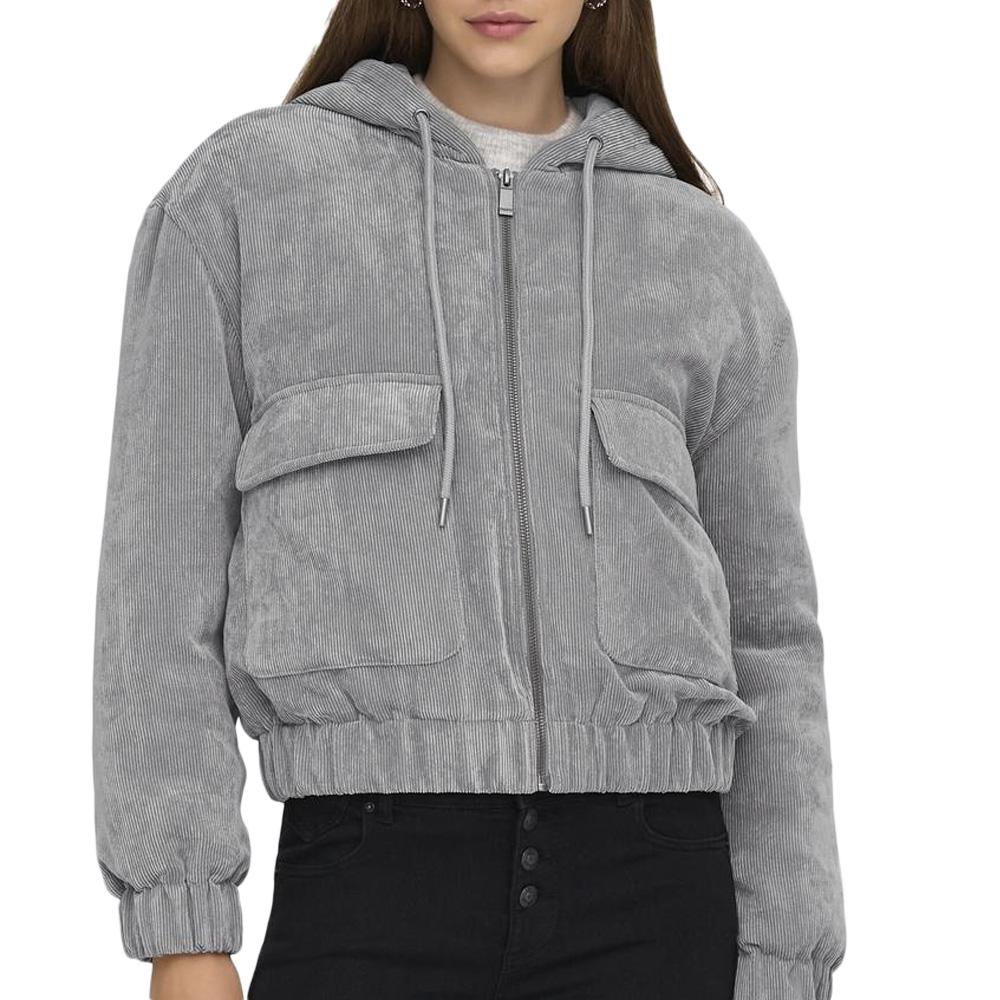 Only Suva Corduroy Women's Grey Jacket affordable
