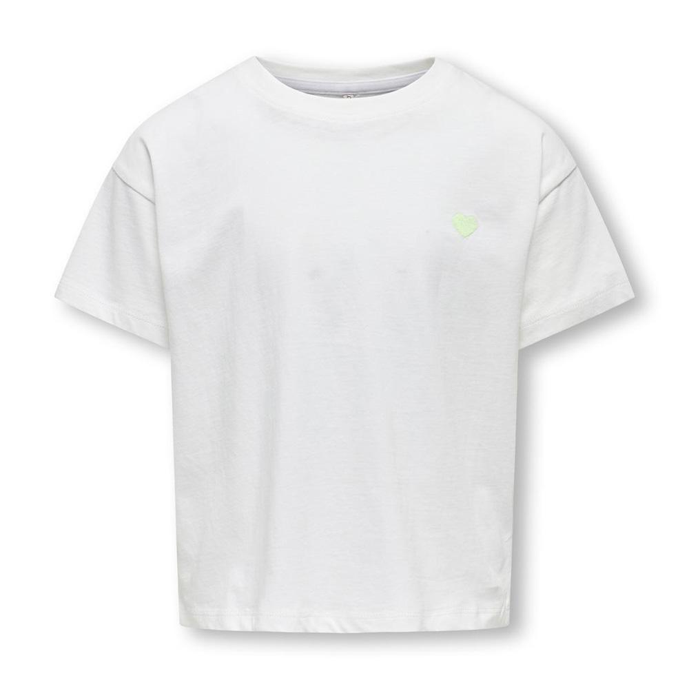 T-shirt Blanc Kids ONLY Maiken vue 2