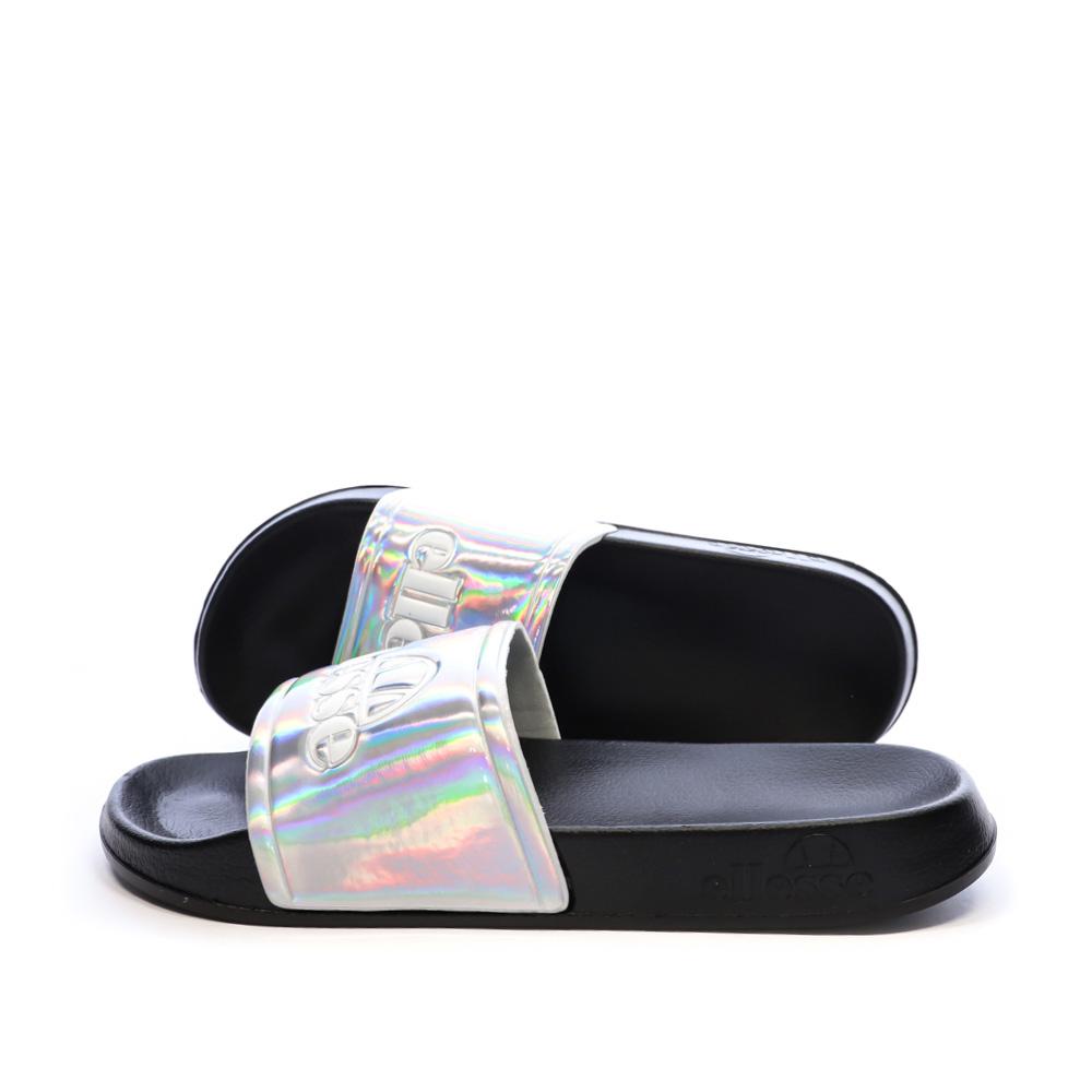 Claquettes Argentées Femme Ellesse Demi pas cher