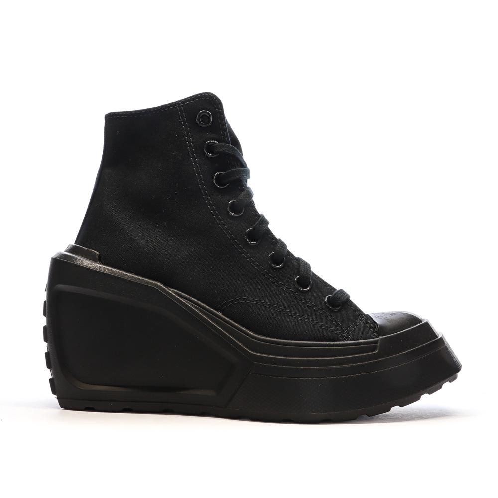 Converse Chuck 70 De Luxe Cuña Zapatillas Mujer Negras ver 2