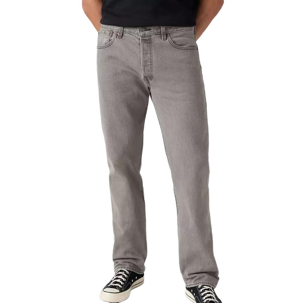 Jeans 501 Original Grau Basic Herren Levi's Original Fit günstig