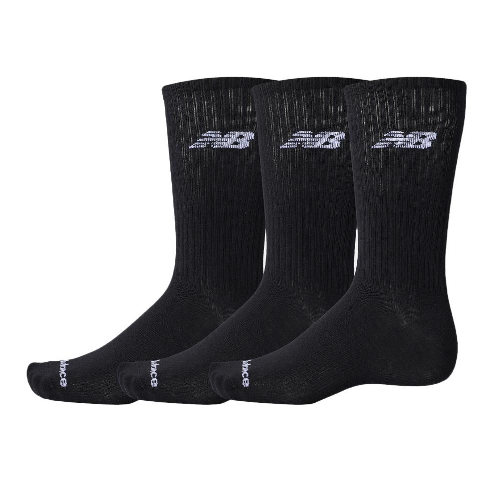 x3 Paar Schwarze Herren Socken New Balance Crew günstig