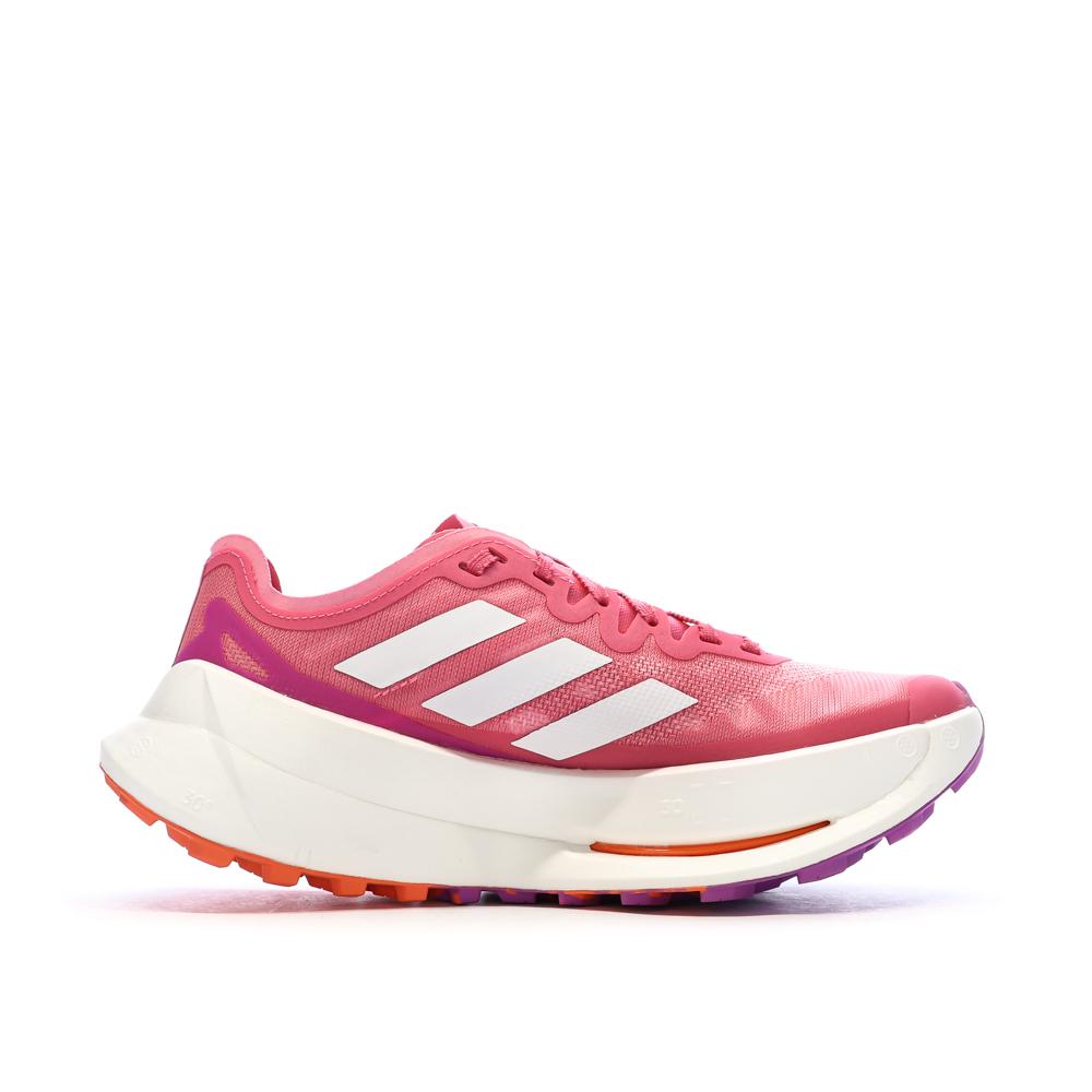 Baskets de running Rose Femme Adidas Terrex Agravic vue 2
