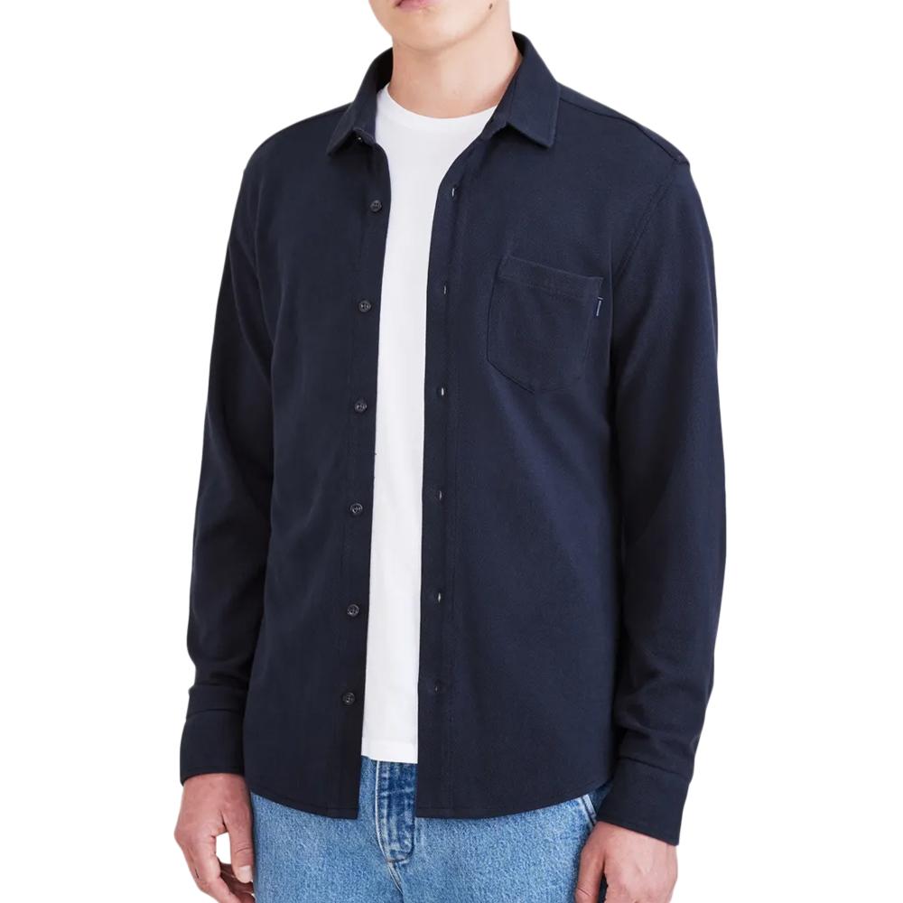 Camisa Dockers Alpha Azul Marino, Hombre barato