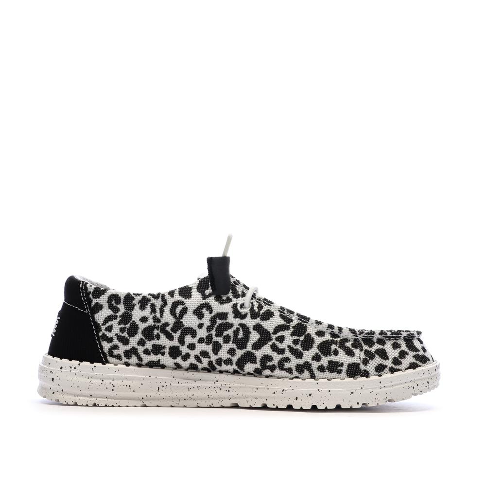 Hey Dude Blackgrey Women’s Black/White Shoes Photo of the Espace des Marques %store% store - view of %key%