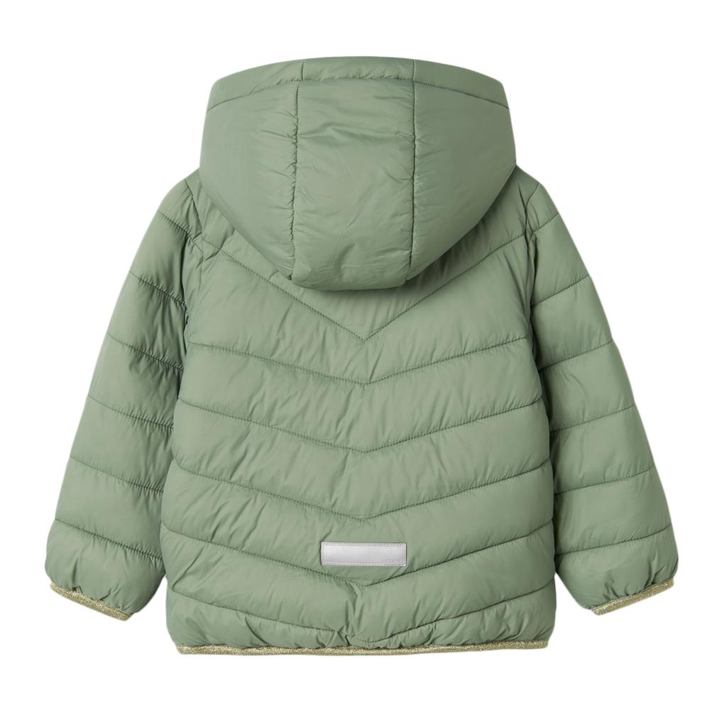 Girl's pale green down jacket Name it Monay Photo of the Espace des Marques %store% store - view of %key%