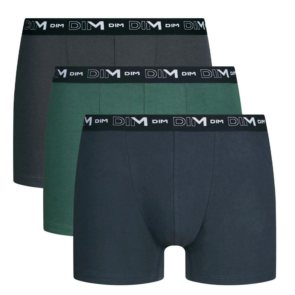 Boxers Noir Dim Homme Coton Stretch X3 pas cher