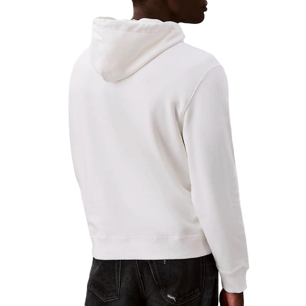 Sweat Blanc Homme Calvin Klein Terry vue 2