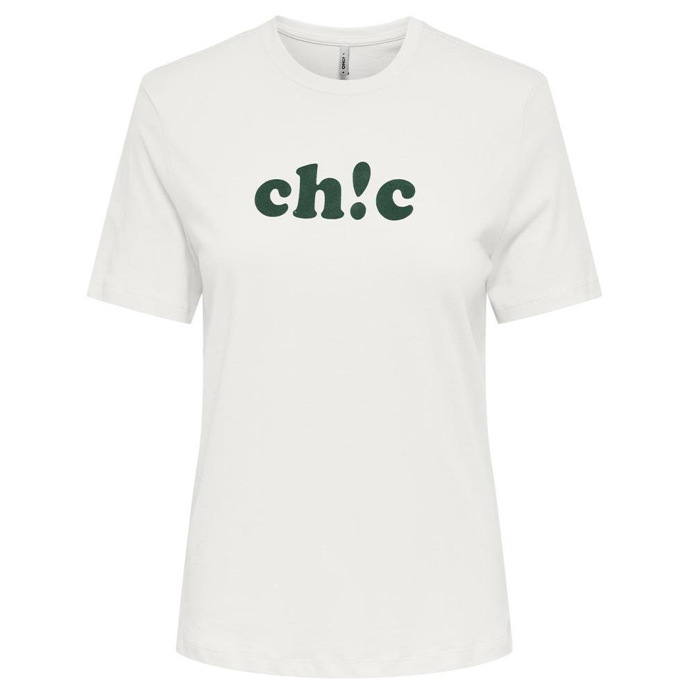 Only Lola Women’s White T-shirt affordable