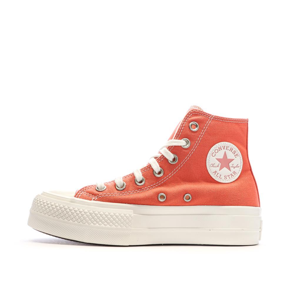 Naranja Mujer Zapatillas Converse Chuck Taylor All Star Lift barato