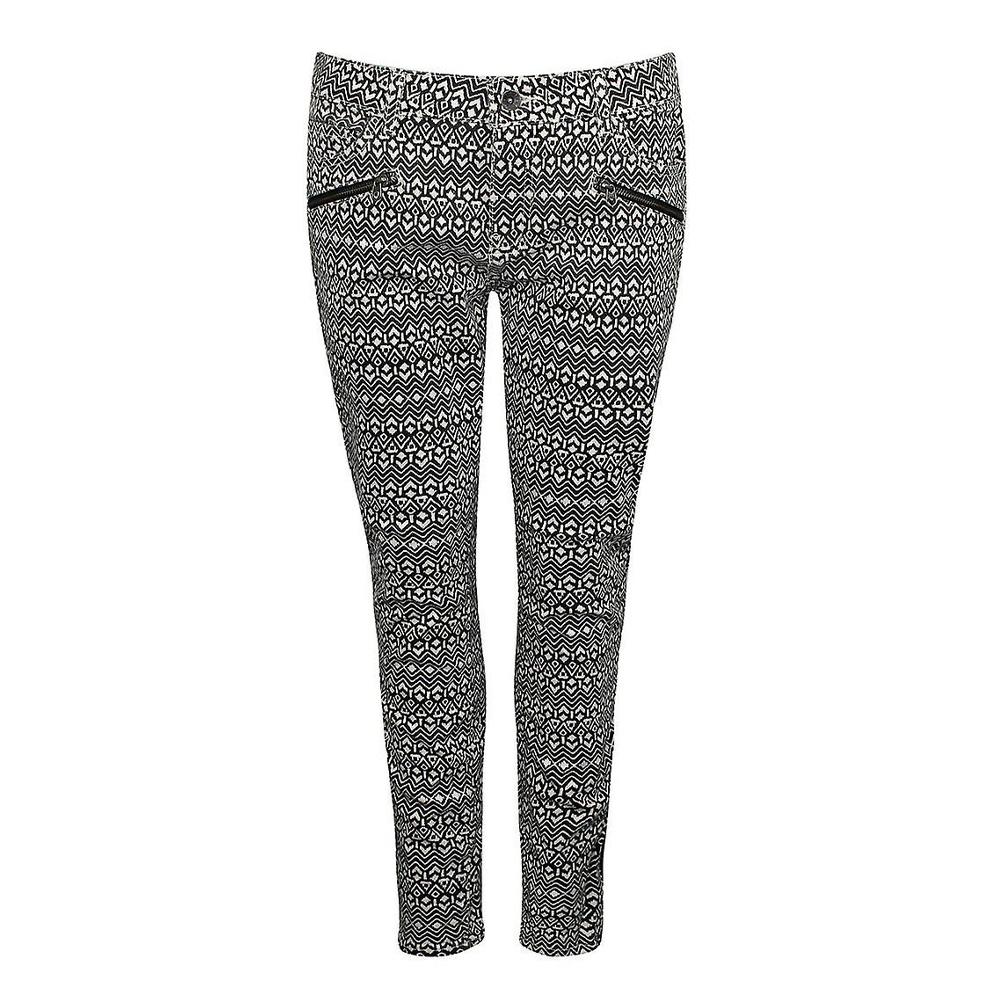Vaqueros pitillo blancos/negros para mujer Vans Moto ver 3
