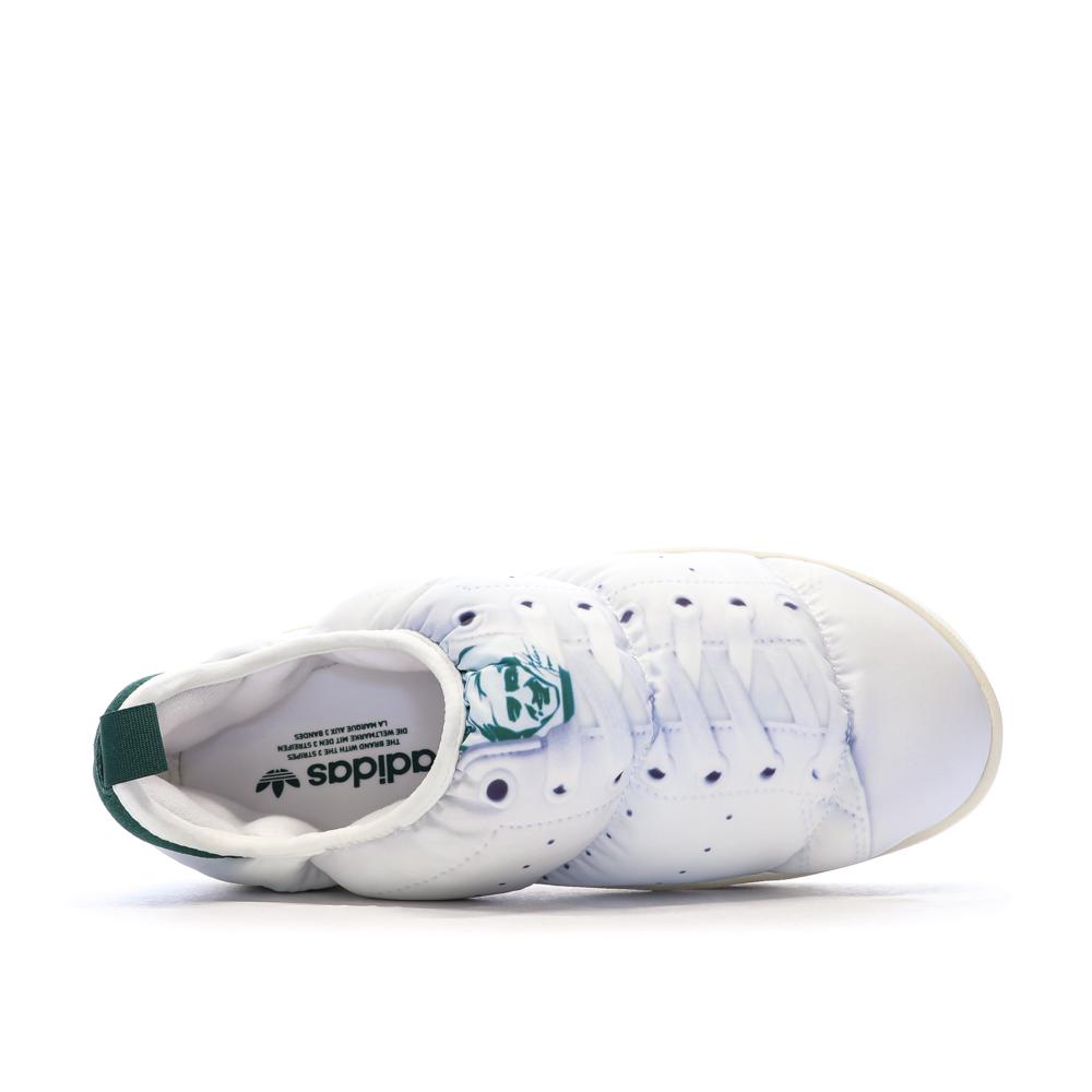 Baskets Blanches Stan Smith Homme Adidas Puffylette vue 4