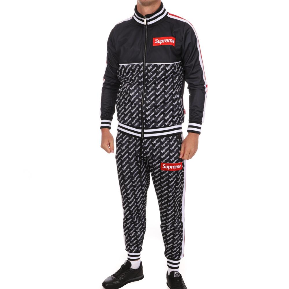 Calentamiento Supreme Grip Sanchez Negro/Rojo Brillante, Hombre barato
