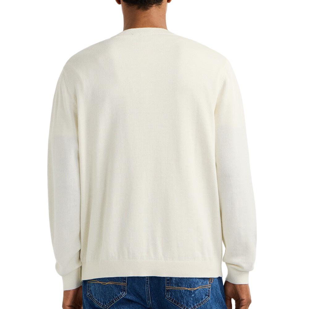 Ecrufarbener Herrenpullover von Pepe Jeans, Modell „Daniels“ Ansicht 2