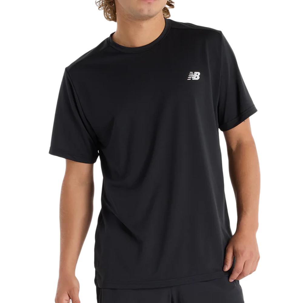 T-Shirt Noir Homme New Balance MT51801 pas cher