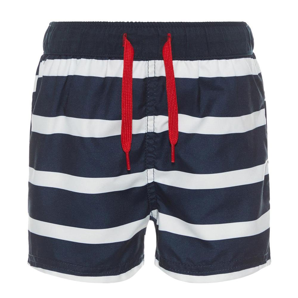 Marine/Weiße Badeshorts Jungen Name it zoxi günstig