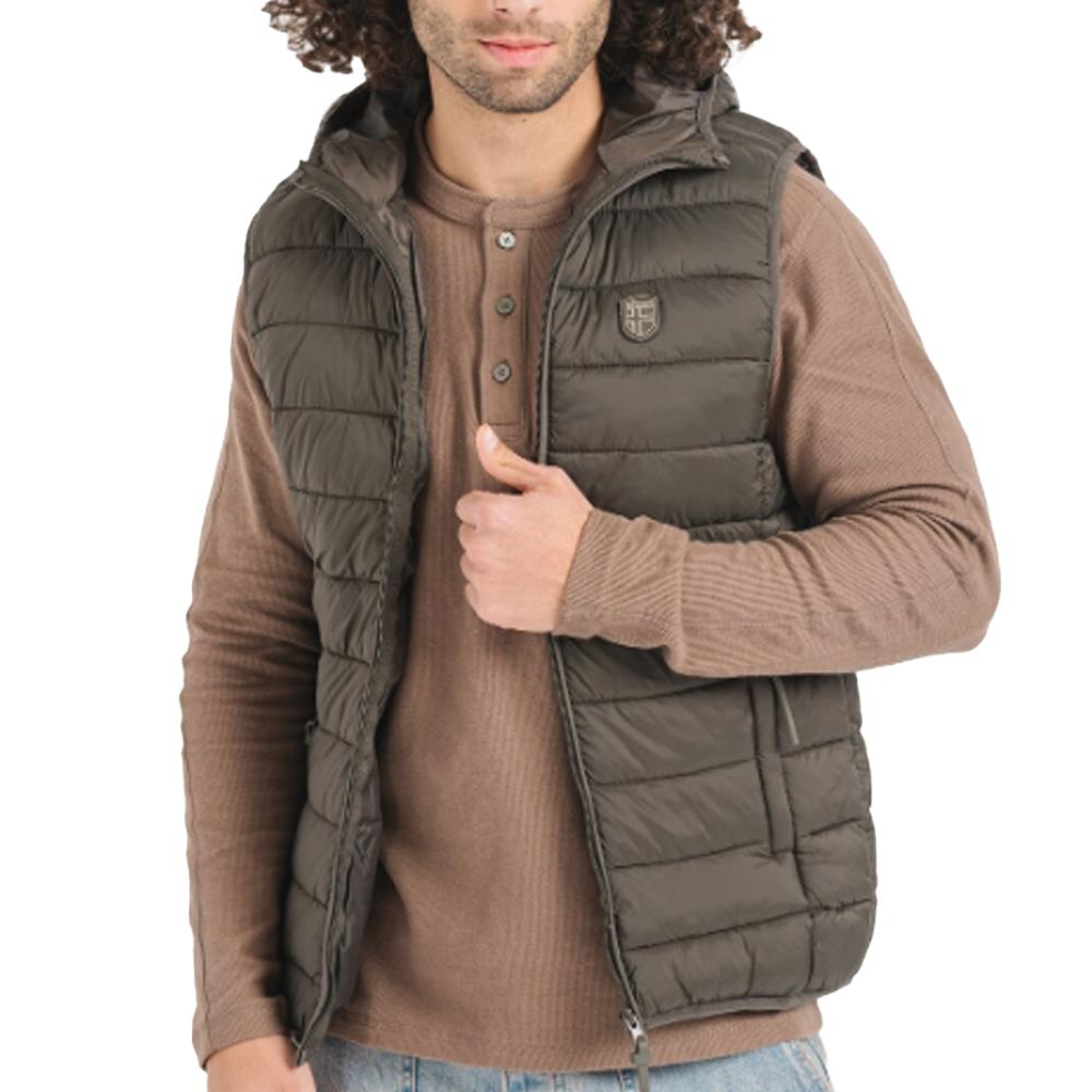 Ärmellose Daunenjacke Khaki Mann Geographical Norway Vamigotal günstig