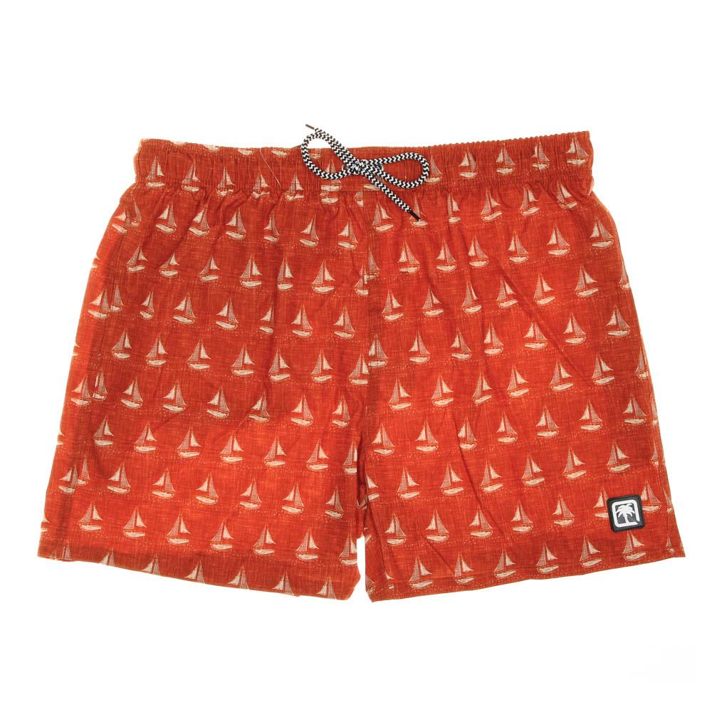Badeshorts Orange bedruckt Mann Sun project 3056 günstig