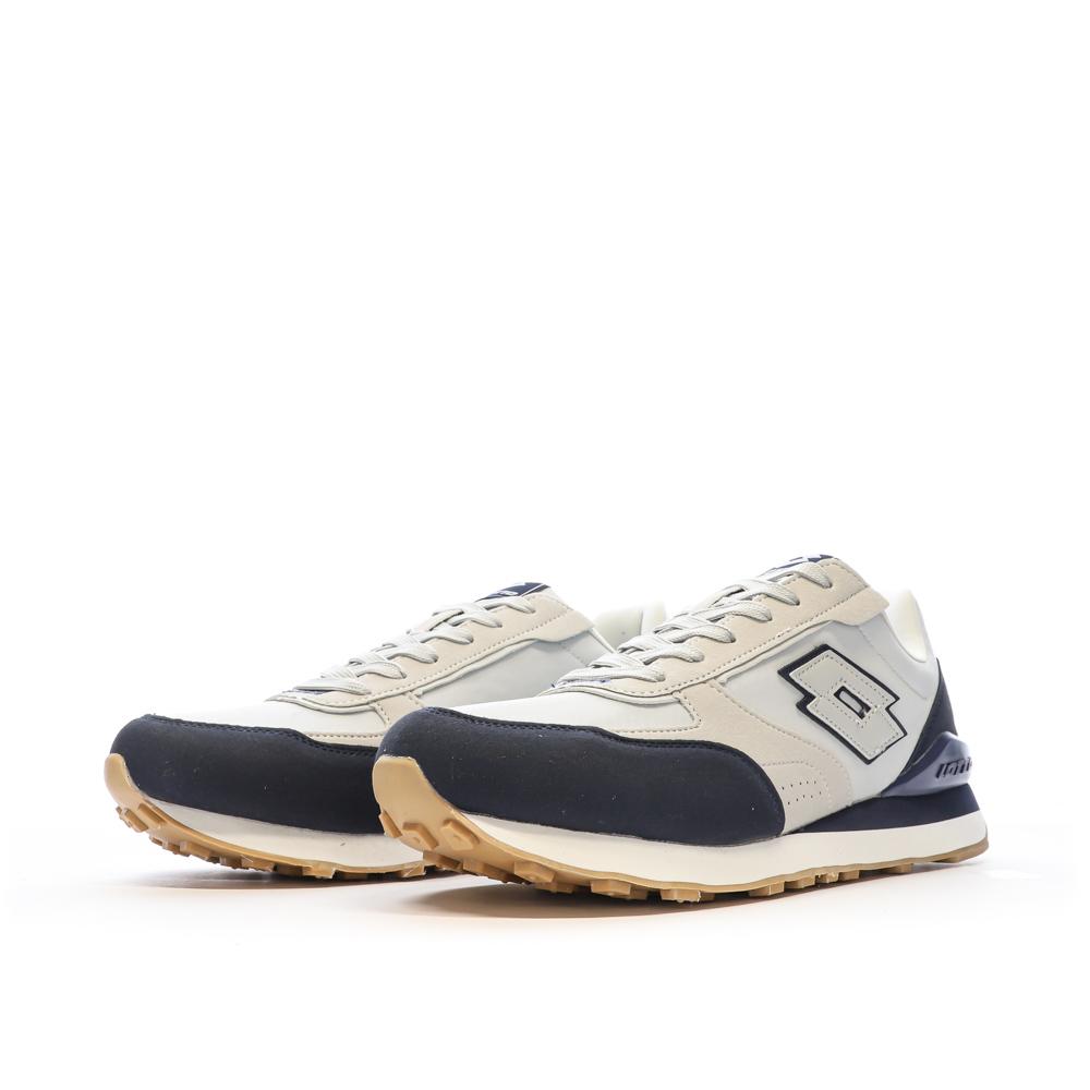 Lotto Twenty 5 Men's Grey/Navy Sneakers Photo of the Espace des Marques %store% store - view of %key%
