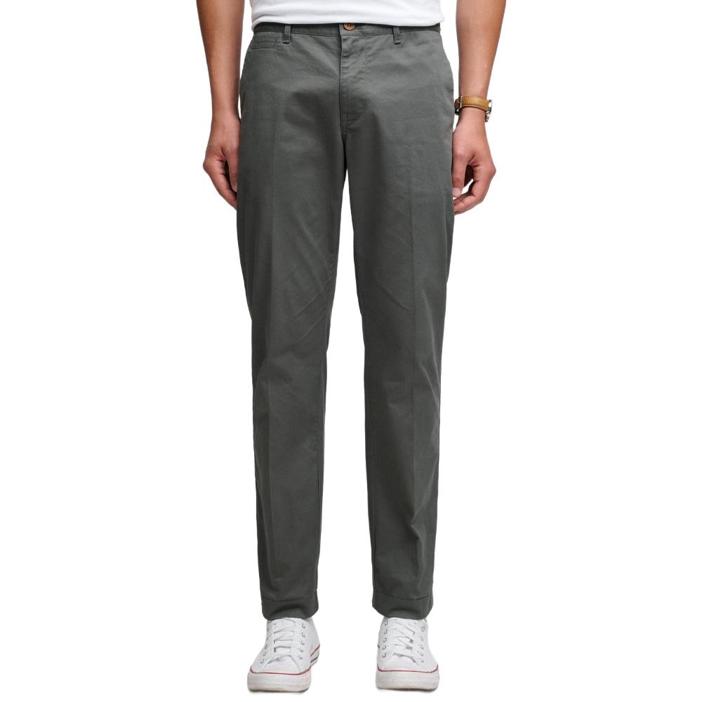 Pantalon chino gris Homme Superdry pas cher