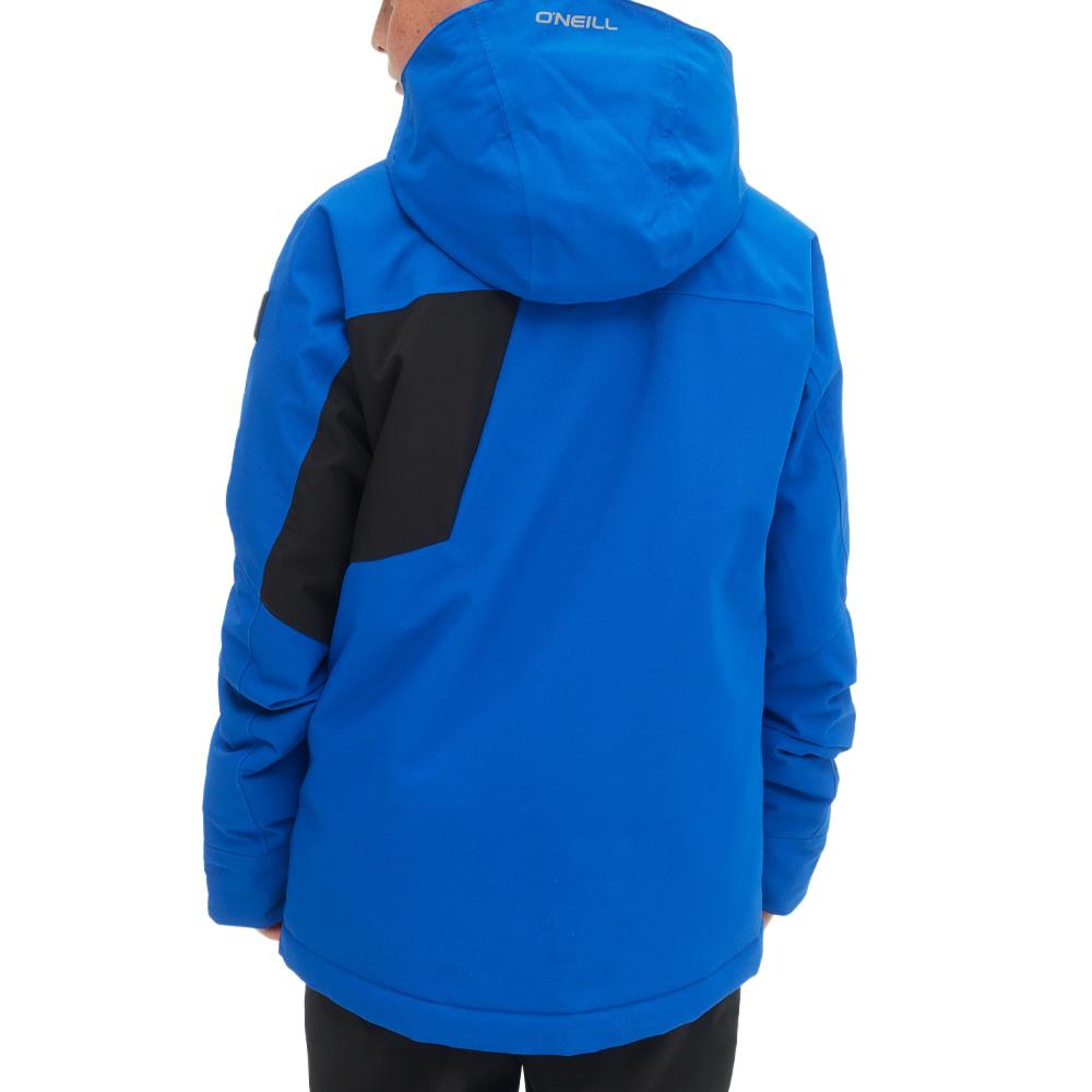 Blau/schwarze Skijacke für Jungen von O'Neill Jacksaw Ansicht 3