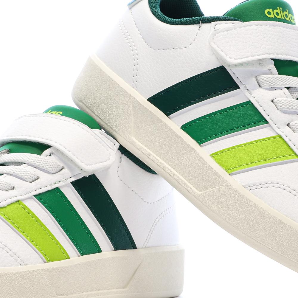 Zapatillas blancas/verdes para niño Adidas Breaknet 3.0 ver 7