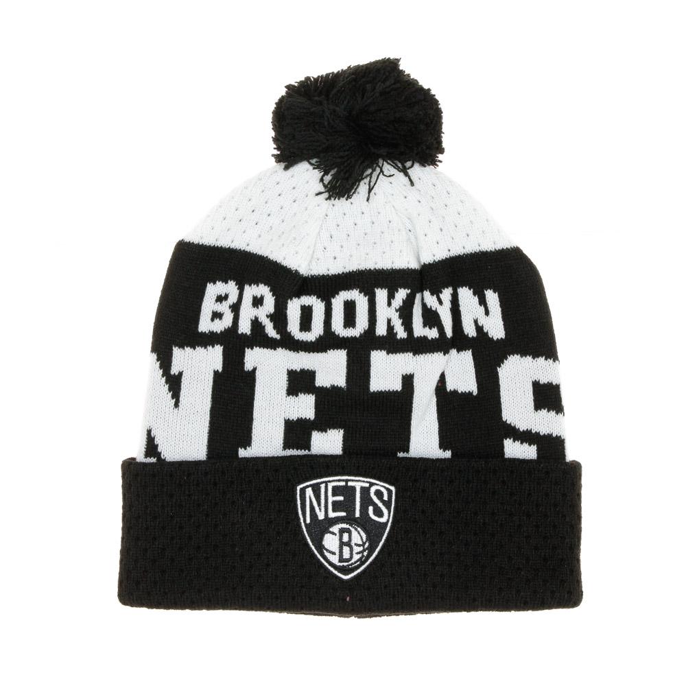 Gorro Brooklyn Nets Boys' Black/White NBA Collegiate Beanie barato