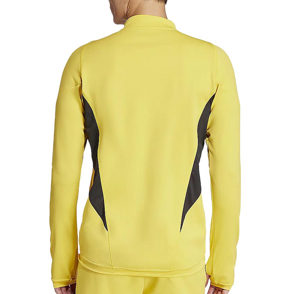 Juventus Sweat 1/4 zip training Yellow Man Adidas 23/24 Photo of the Espace des Marques %store% store - view of %key%