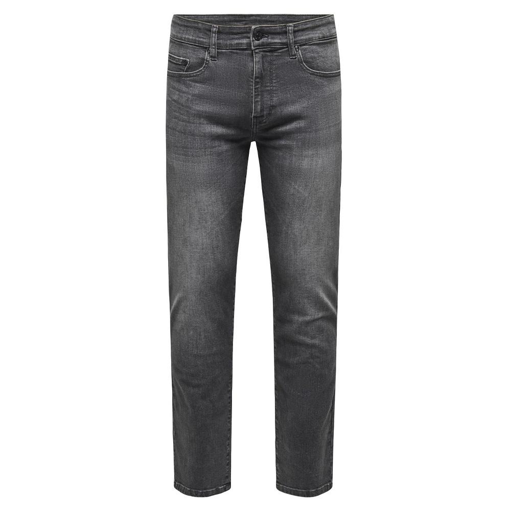 Men’s Grey Regular Fit Jeans by Only & Sons, Weft 9407 Photo of the Espace des Marques %store% store - view of %key%