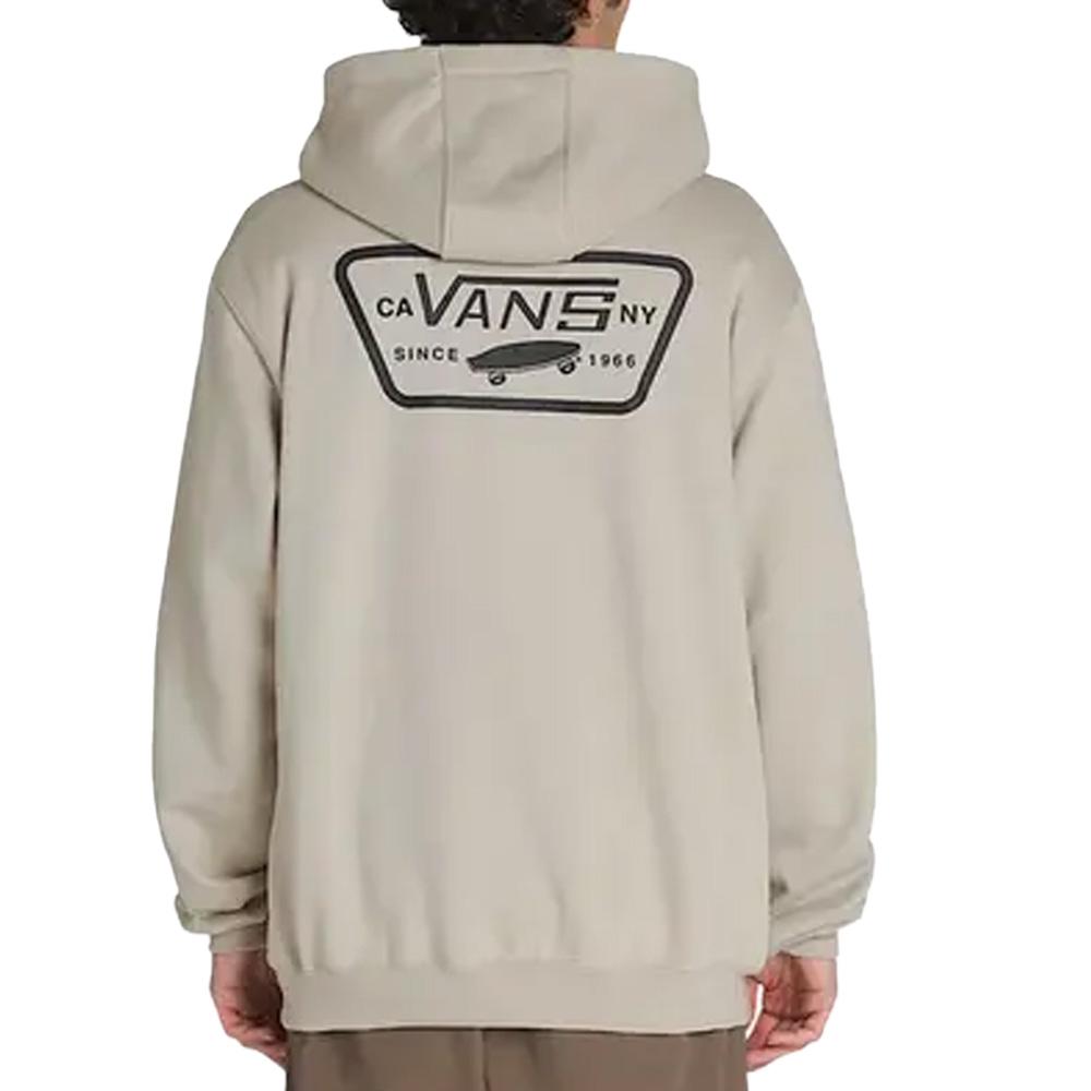Sudadera beige para hombre Vans Full Patch ver 2