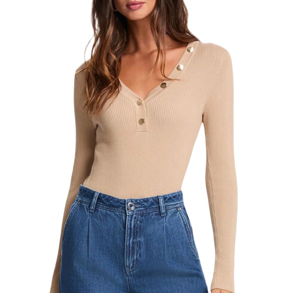 Jersey beige para mujer Morgan MBANBIN barato