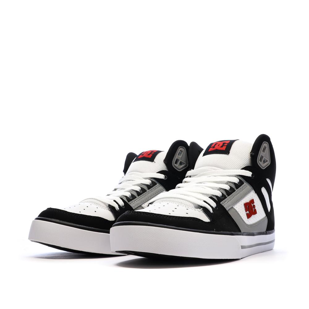 Men’s White/Black DC Shoes Pure High Trainers Photo of the Espace des Marques %store% store - view of %key%